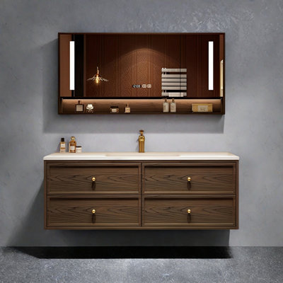 Middle ancient style rest room bathroom cabinet