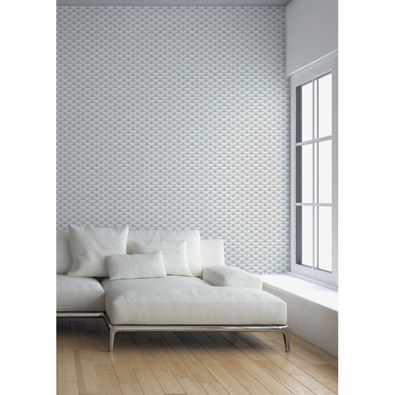 Don't Be Koi - Wallpaper by Julianne Taylor Style, Whale, Faux Grasscloth