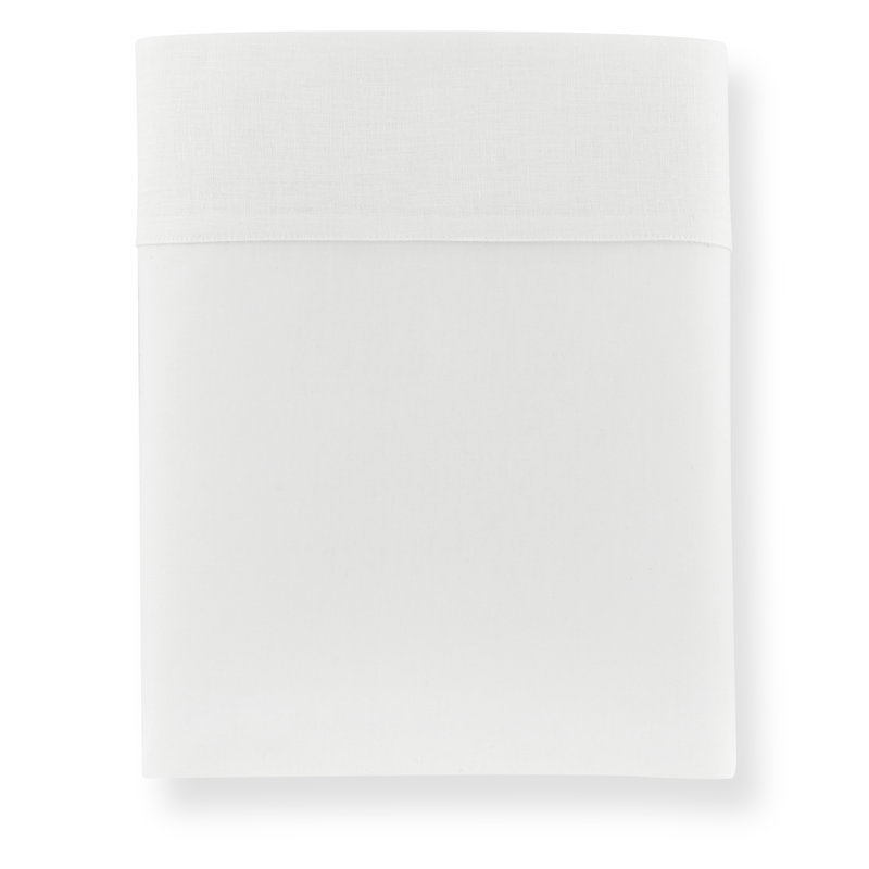 California King White Organic Cotton Percale Bedding Set