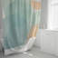 Rideau de douche avec tapis de bain-1031784934