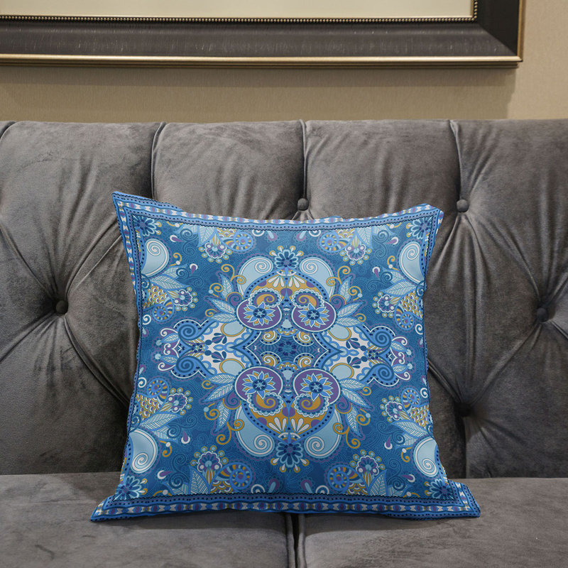Housse et insert de coussin décoratif en polyester, 18 po x 18 po