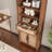 Aterlia 78.7" Arched Storage Bookcase-101404701-143417834