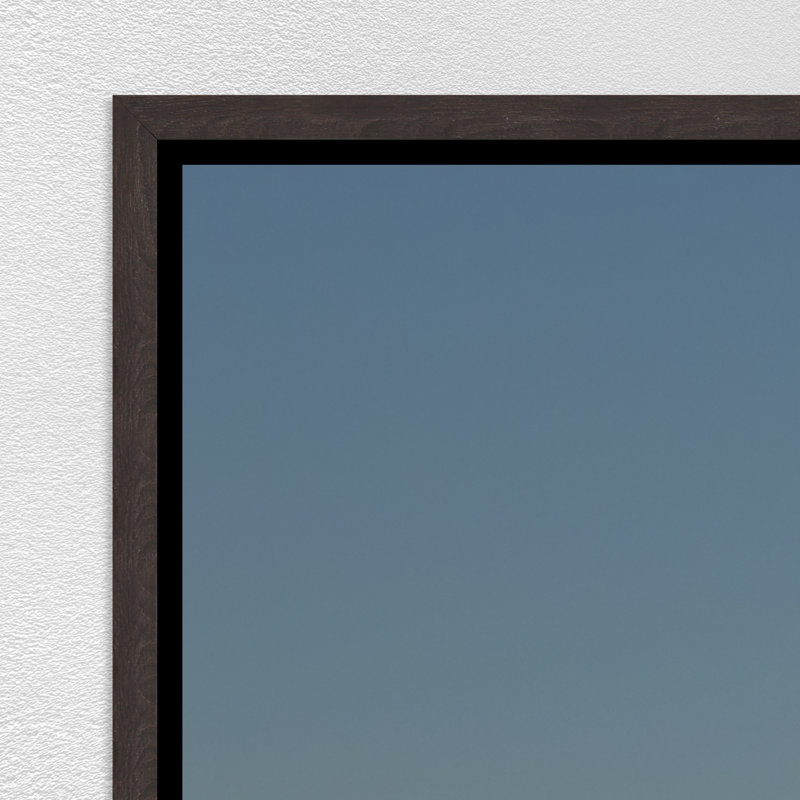 «Désert du matin de la Namibie III» par Richard Silver - peinture sur toile à cadre flottant, Pinceau gel