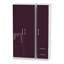 Yvette 3 Door Manufactured Wood Wardrobe-18860467-23704769