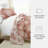 Quilt Set- Lightweight - All Season Quilted Coverlet - Distressed Bouquet-105628192-105628186