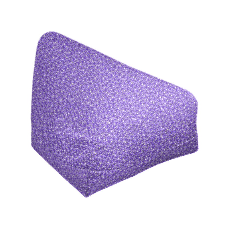 Sac de pois Leffel, H 27 po x l 30 po x P 25 po, Housse de pouf, Lilas