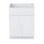 Base de meuble-lavabo simple 24 po blanc antique seulement