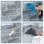 11,8 po X 11,8 po Carrelage mural en vinyle gris pour dosseret mural auto-adhésif en vinyle gris (paquet de 10)