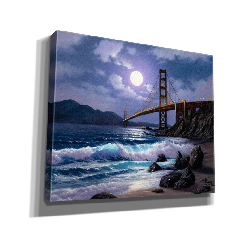 «I love you San Francisco» par Anthony Casay, art mural sur toile, L 24 po x H 20 po