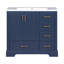 Ensemble de meuble-lavabo traditionnel 36 po avec lavabo en résine-1603710133