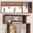 2PCS 6-tier Storage Bookshelf Tall Display Shelf w/ Anti-toppling Kits-1261055701