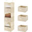6 Tier Shelf Hanging Closet Organizer, Closet Hanging Shelf With 2 Sturdy Hooks For Storage, Foldable (D3)-222915285