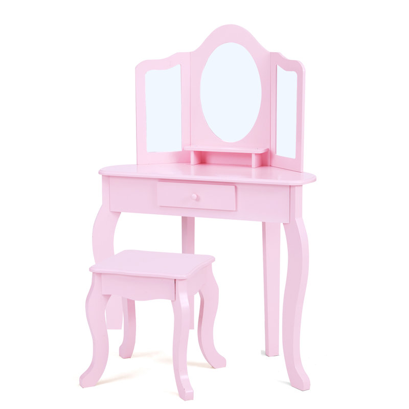 Ensemble de coiffeuse et tabouret de coin Teamson Kids Little Princess
