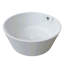 Baignoire ronde autoportante en acrylique - blanc brillant - 57 po de diamètre
