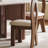 Sintered stone ash dining table set-110440810