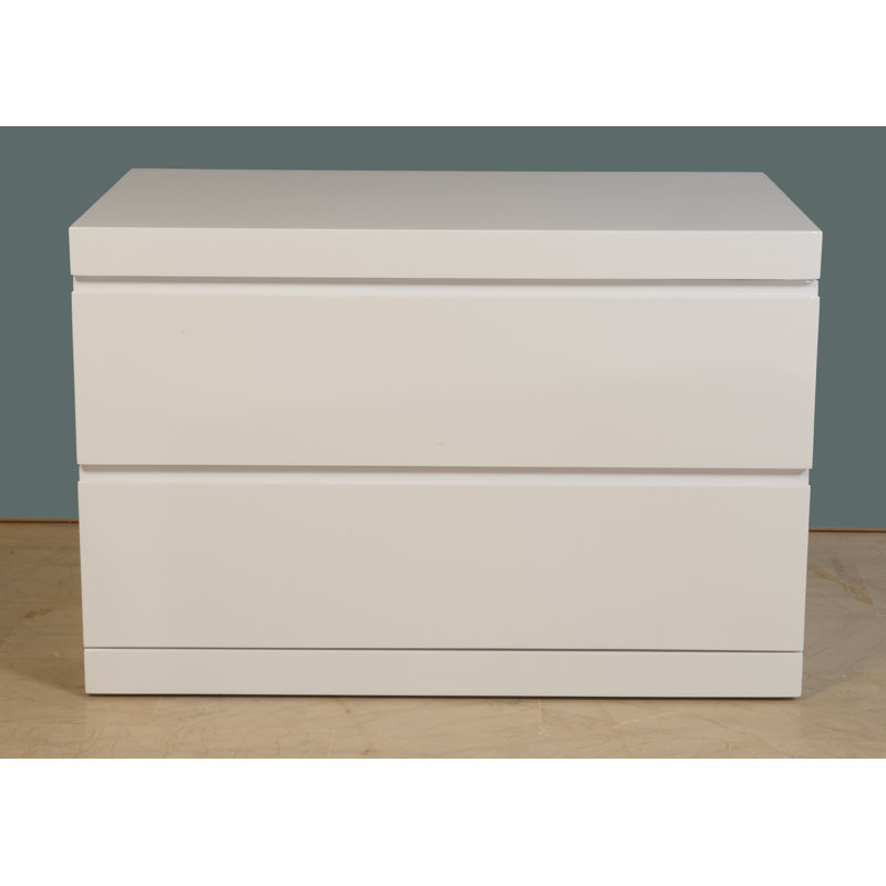 Anna Large Nightstand, White