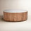 Cornelius Wood and Marble Round Coffee Table