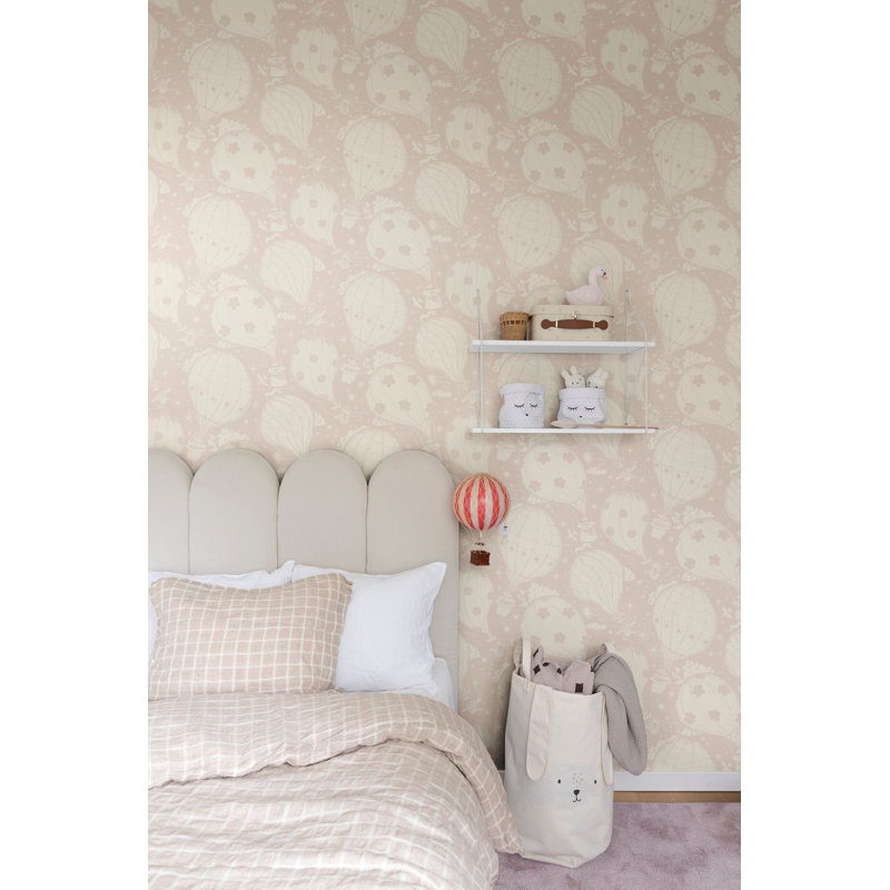 Galerie Resan Ballongerna Hot Air Baloons Wallpaper, Pink