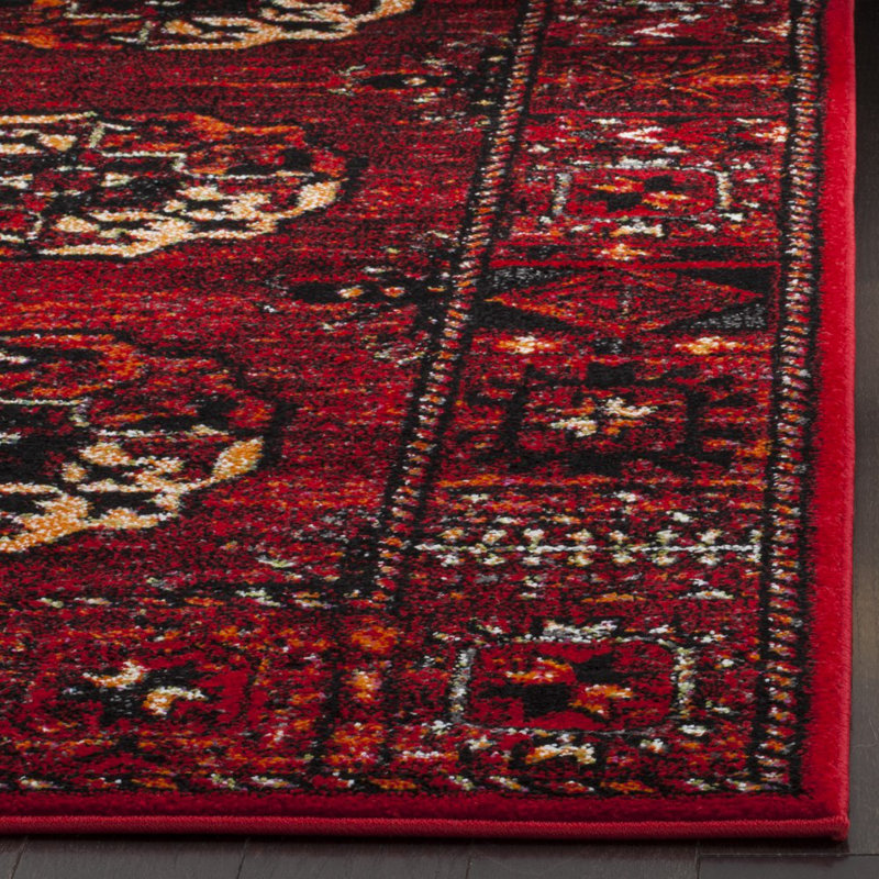 Tapis performance oriental rétro Donoban, Carré 6 pi 7 po