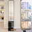 63" LED Full Length Dressing Mirror & Jewelry Cabinet, 3 Color Modes, High Capacity Cosmetic Storage Organizer