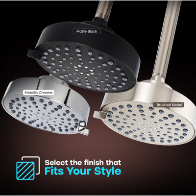 High Pressure Shower Head 4 Function Massage Showerhead