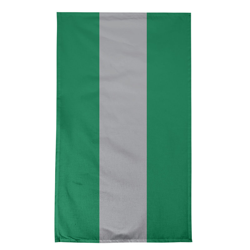 Anaheim Stripe Tea Towel Kitchen Towel, Poly Twill, Green/Cool Gray/Green