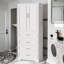 Armoire de rangement haute de 72,1 po avec 3 tiroirs et tablettes réglables?-1058877504