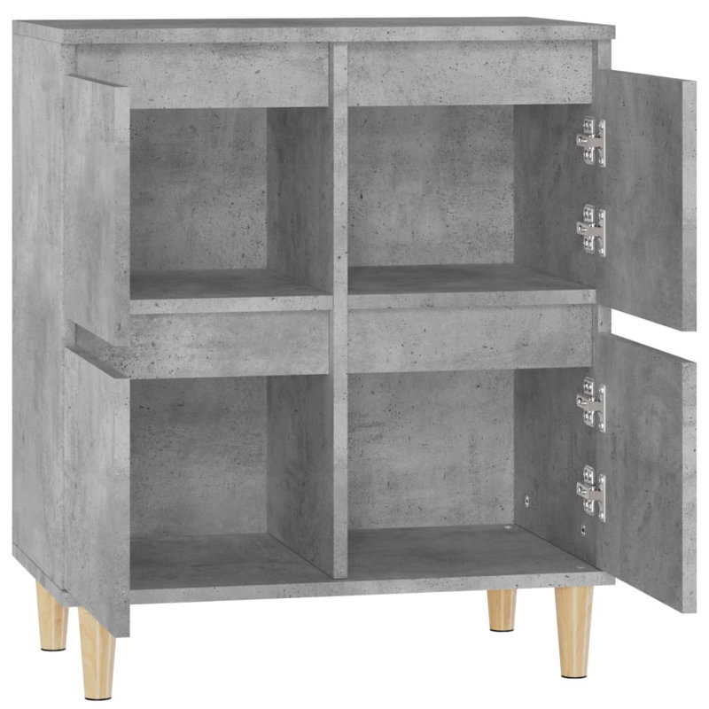 Lakken 60cm Sideboard, Concrete Grey