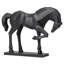Sculpture de cheval 18 po à facettes-338092379
