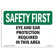 SignMission Safety First Sign | Wayfair