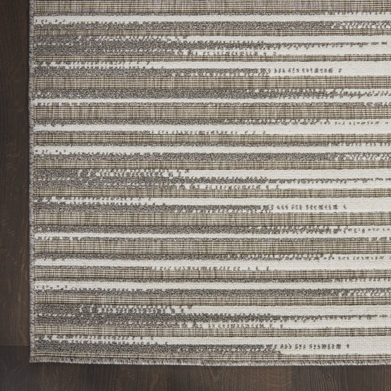 Anick Abstract Indoor / Outdoor Rug, Rectangle 4' x 6'
