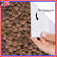 Bronze Floral Tree Shower Curtains Extra Long-1886508781