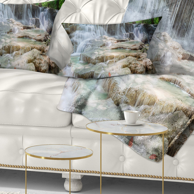 Coussin lombaire cascade photographie Huay Mae Kamin