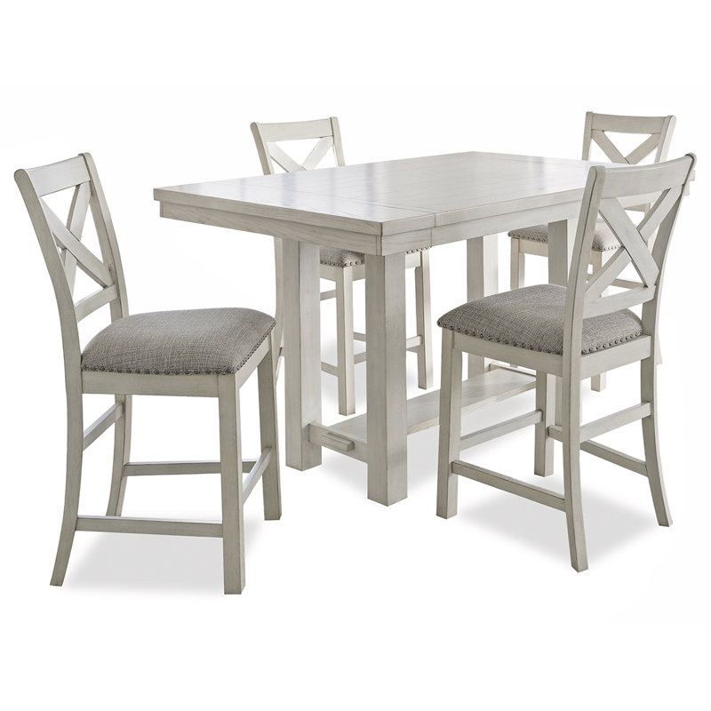 Robbinsdale Counter Height Dining Table and 4 Barstools