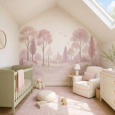 Papier peint paysage aquatique Woodland