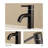 Kingston Brass Concord Single-Handle 1-Hole Deck Mount Bathroom Faucet with Push Pop-Up-36754114