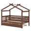 Lit en bois avec couchette-1076371909