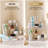 Sorbus 2-Tier Corner Bathroom Countertop Organizer, Clear Cosmetic & Beauty Storage Shelf for Skincare, Makeup, Toiletries & Bath Essentials-138740864