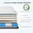 Queen Size Mattress,12 Inch Hybrid Mattress, Individually Pocketed Innerspring, Medium Firm