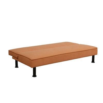 Orange Calico Room Sofabed