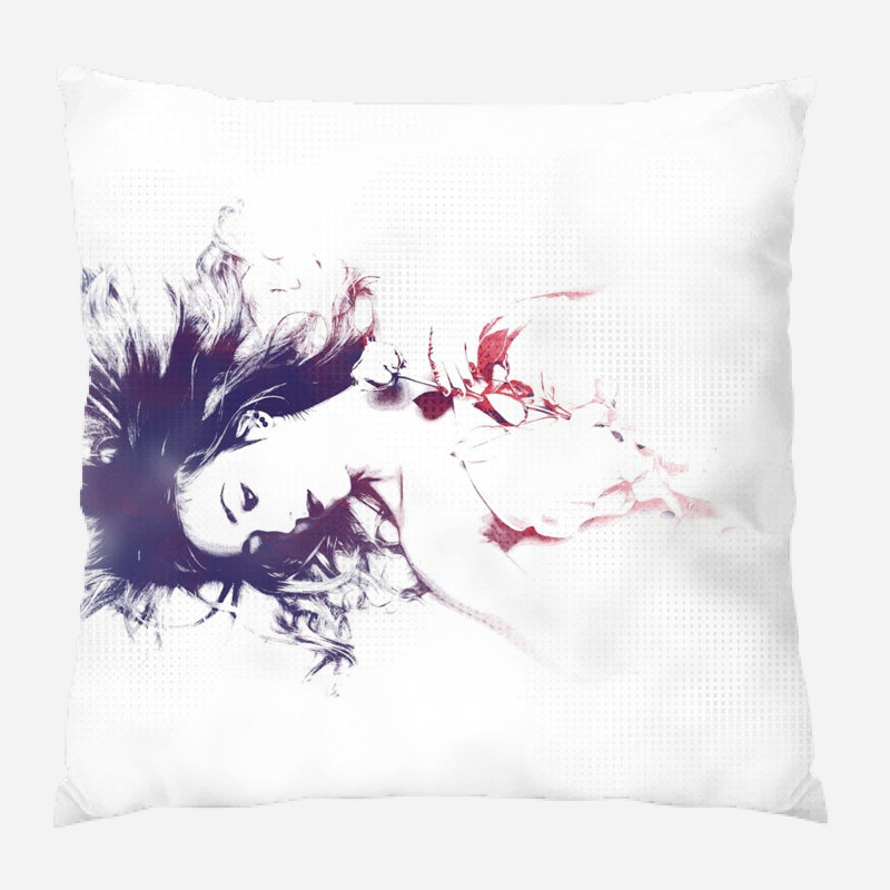 Coussin de fille fille Veasey, Intérieur, Microsuède