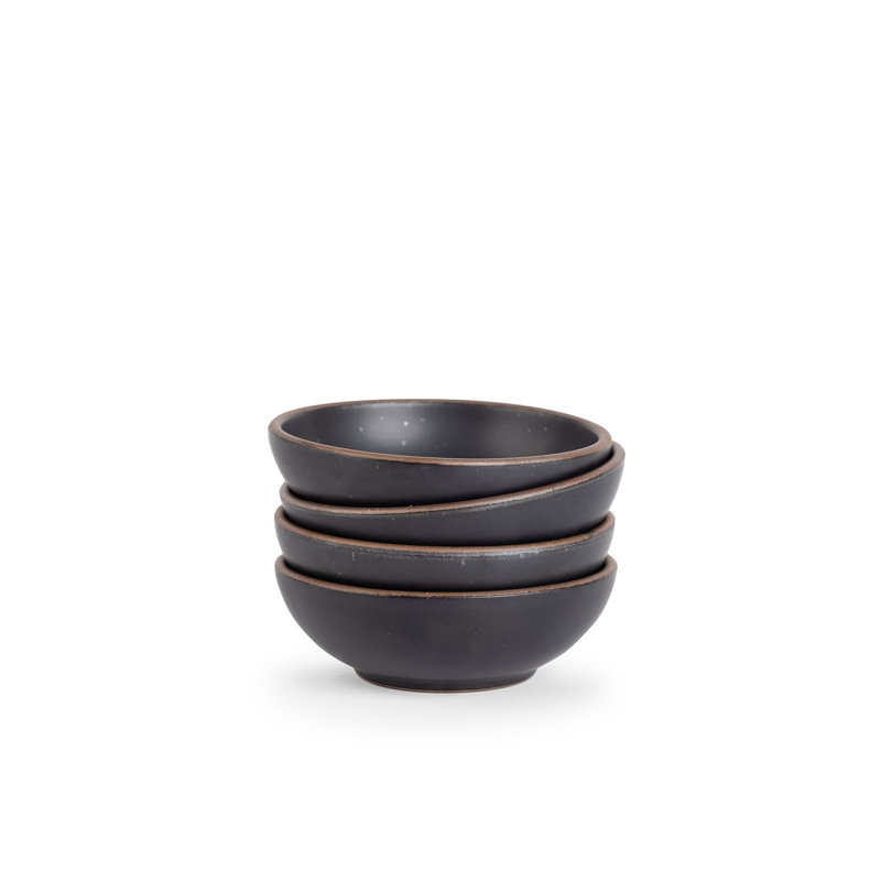 Breakfast Bowl - Set of 4, Black
