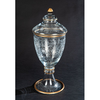Etched Crystal Urn