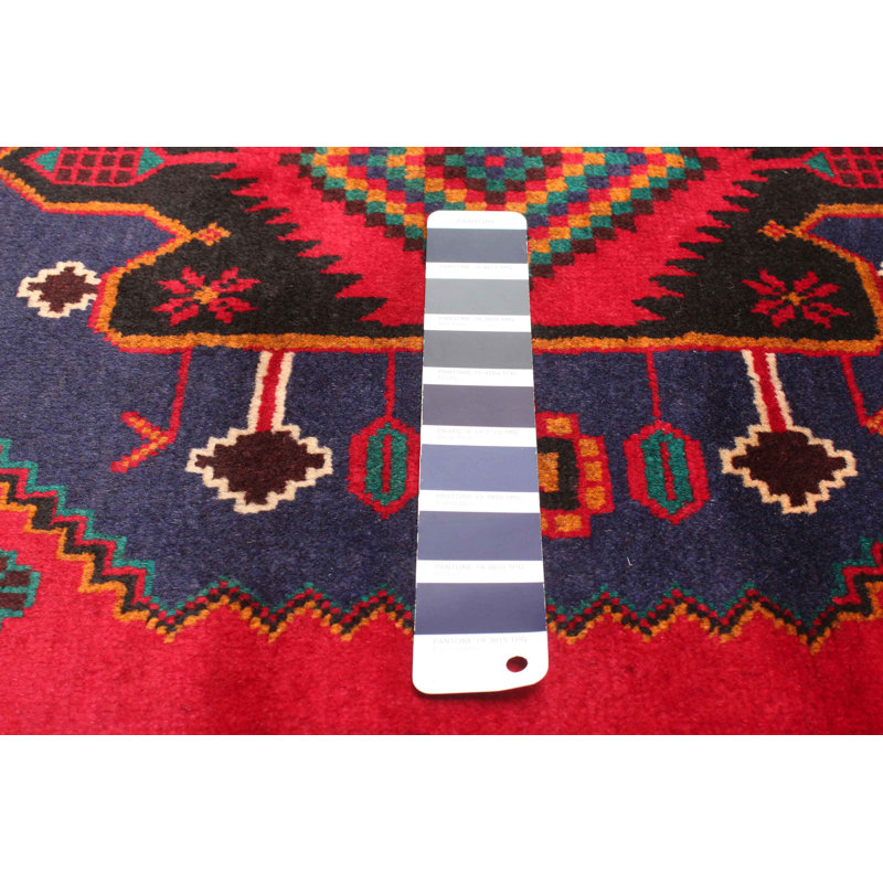 Tapis bleu marine Teimani 2 pi 11 po x 5 pi 0 po