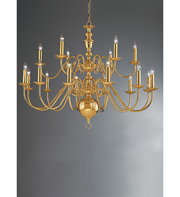 Laurier 18 - Light Candle Style Chandelier