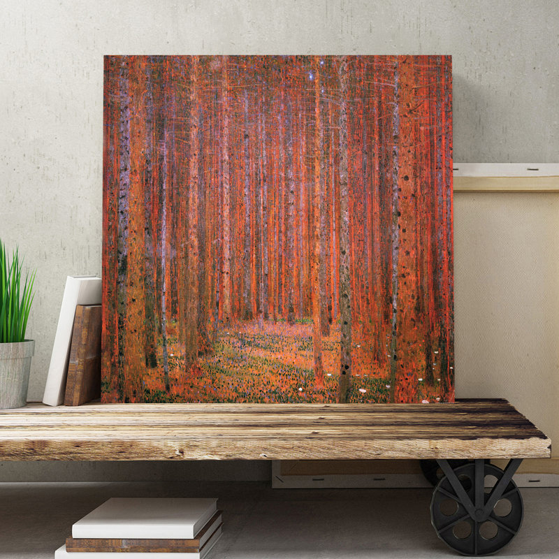 Gustav Klimt - Wrapped Canvas Painting, 35cm H x 35cm W