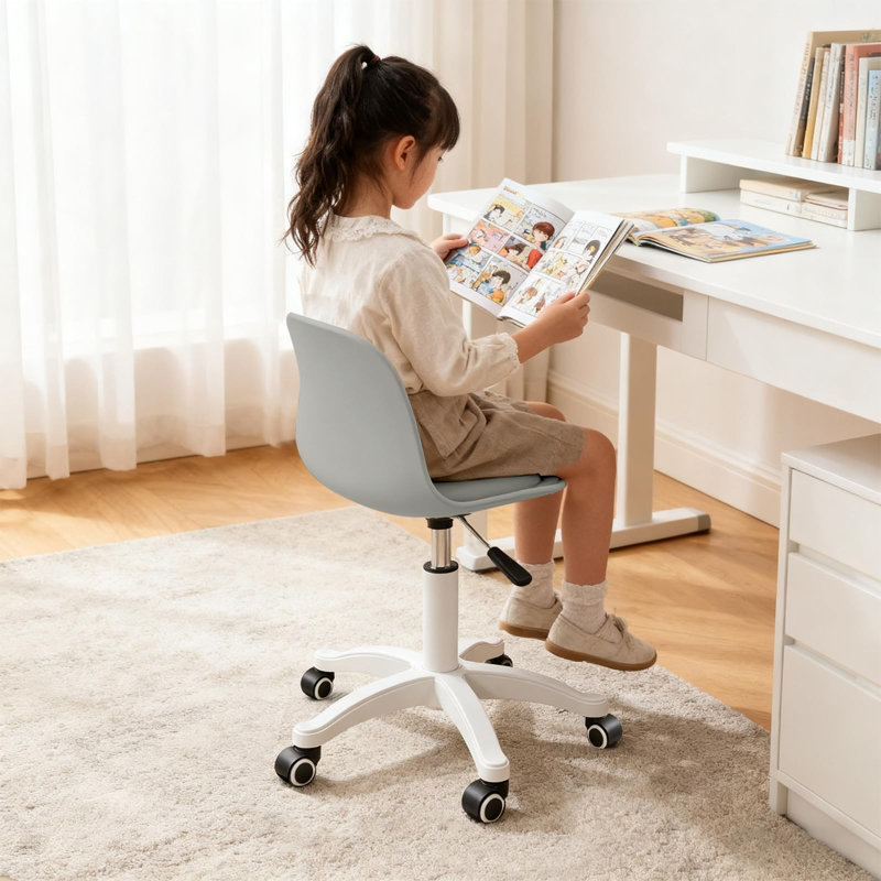 Blue Elephant Task Chair, Grey