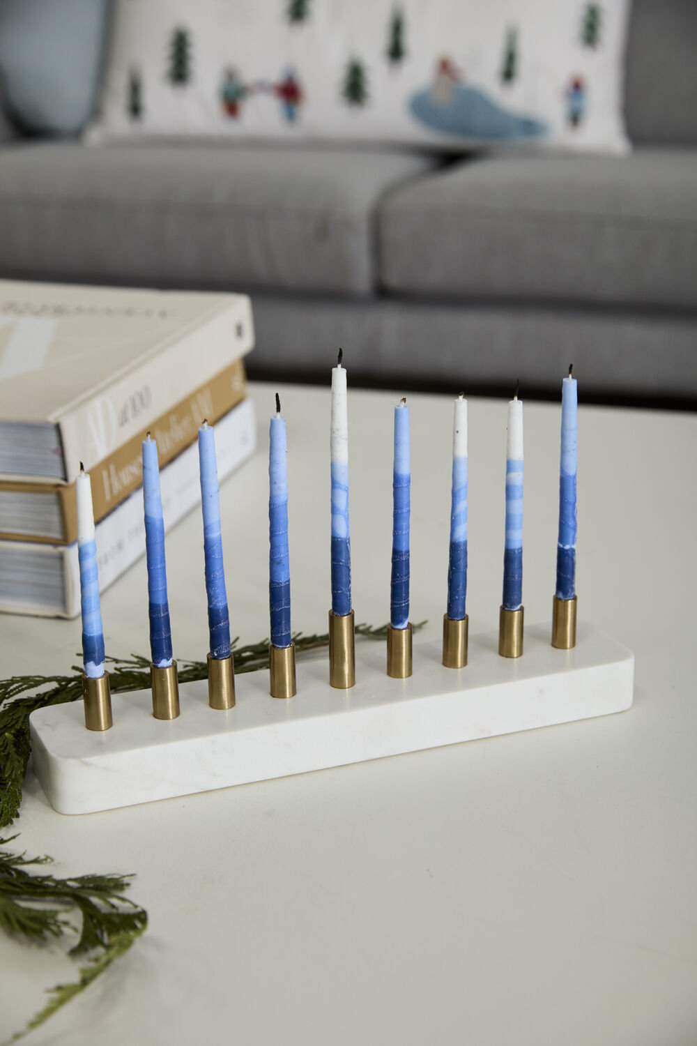 Menorah 12"x 2.5"x 2.5"