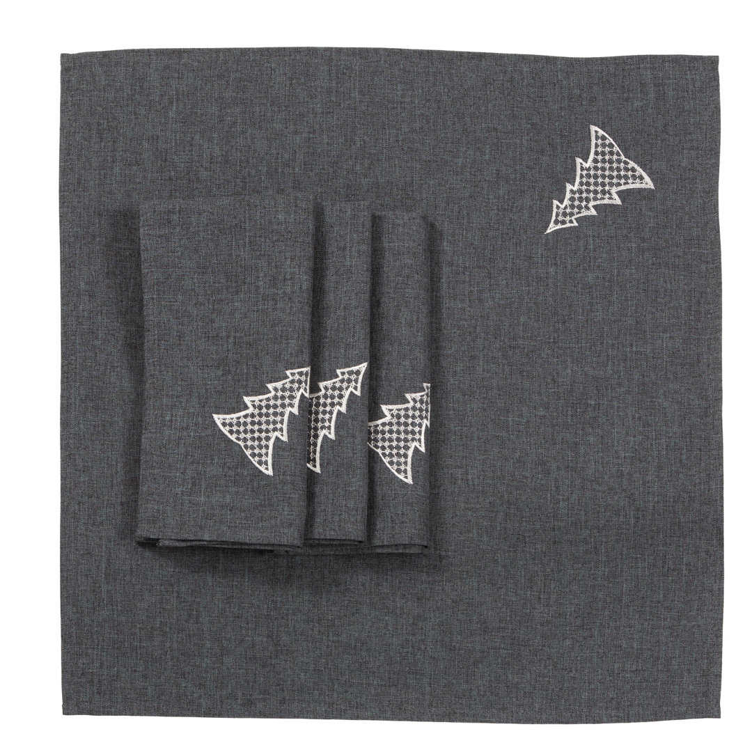 Adrijan Polyester Embroidered Square Napkin (Set of 4) The Holiday Aisle® 