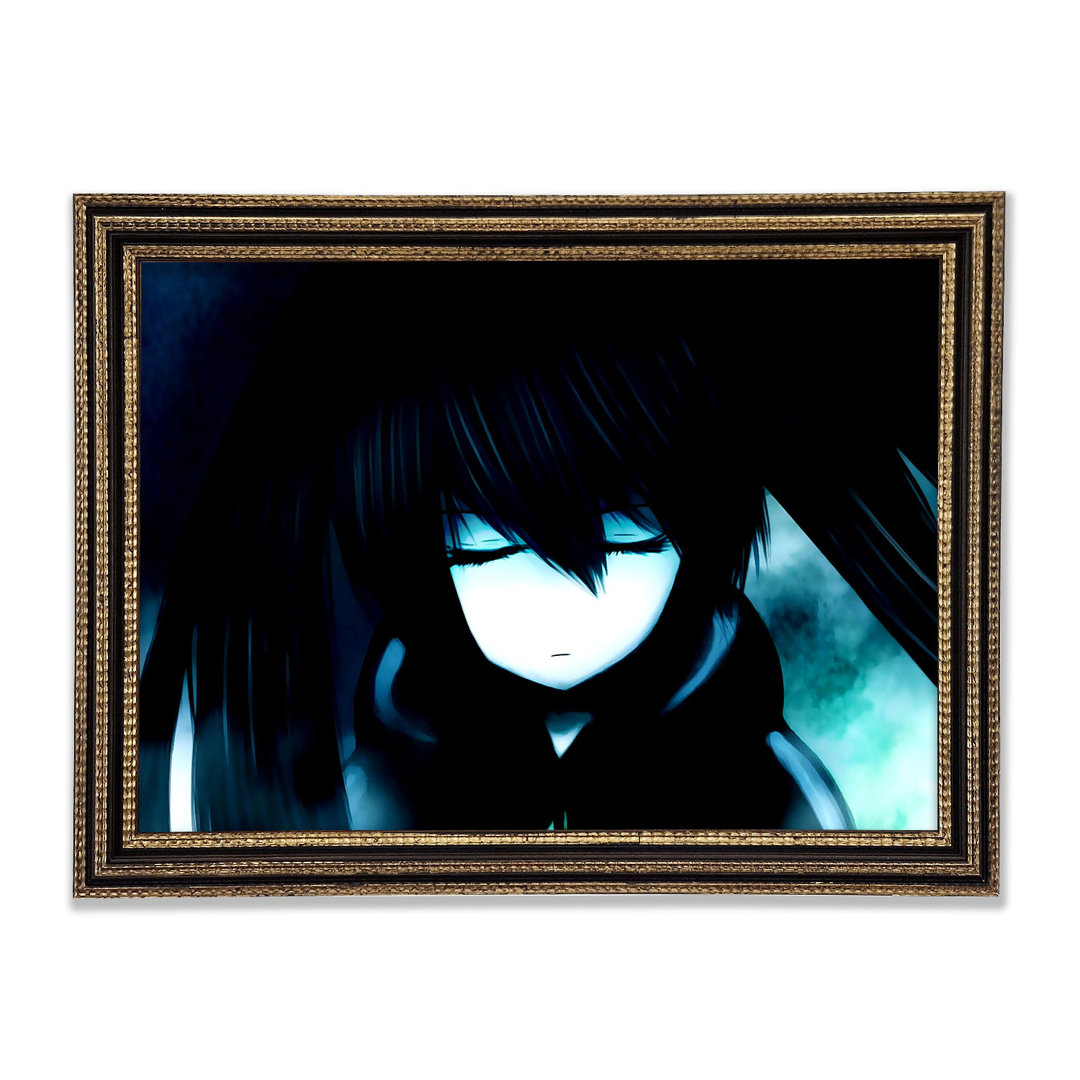 Black Rock Shooter Gerahmter Druck